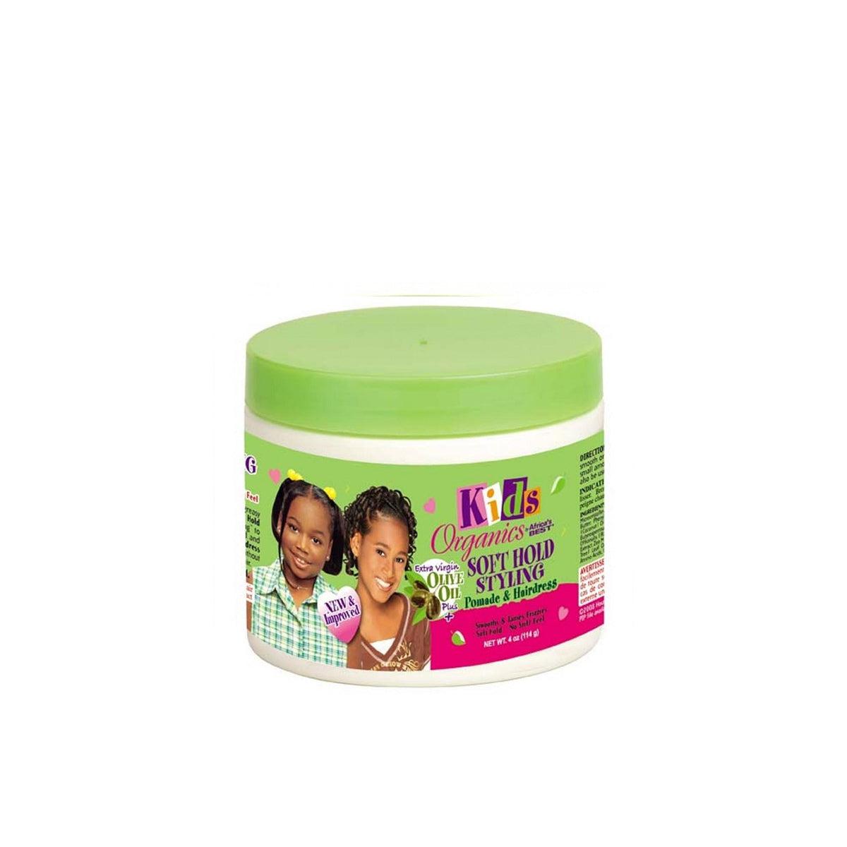 Africa'S Best Kids Organics Soft Hold Styling Pamade & Hairdress 4 Oz