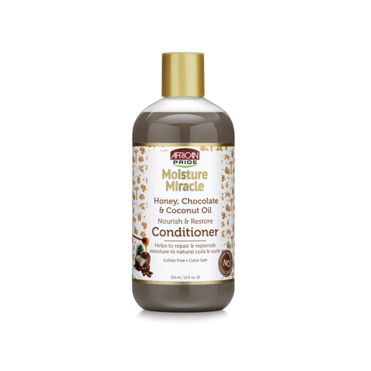 African Pride Moisture Miracle Honey, Chocoloate & Coconut Oil Conditioner 354 Ml