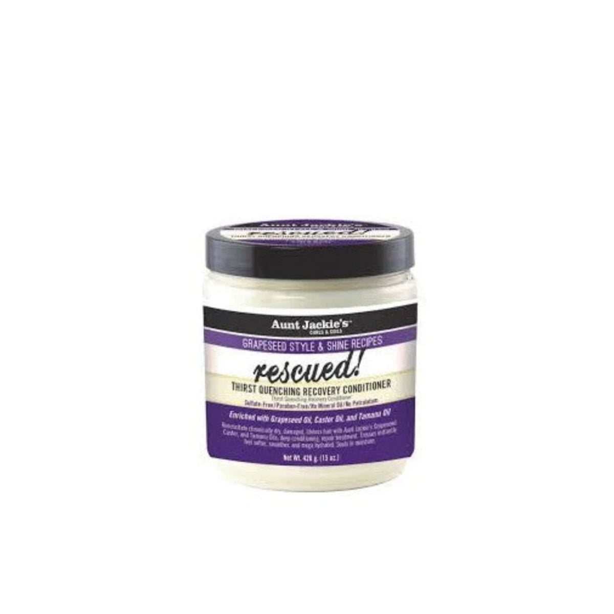 Aunt Jackie's Grapeseed Rescued! Thirst Quenching Recovery Conditioner 426gr / 15oz