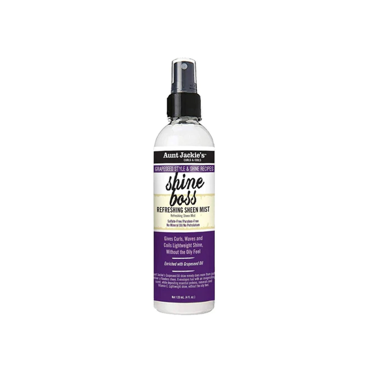 Aunt Jackie's Grapeseed Shine Boss Refreshing Mist 120ml / 4oz