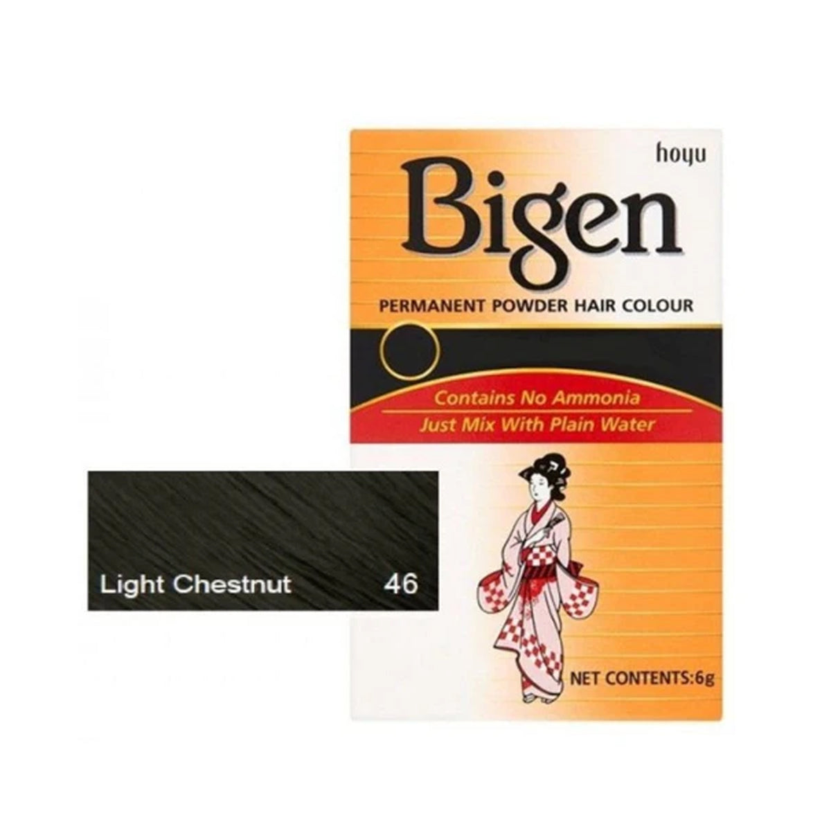 Bigen Hair Color Light Chestnut 46