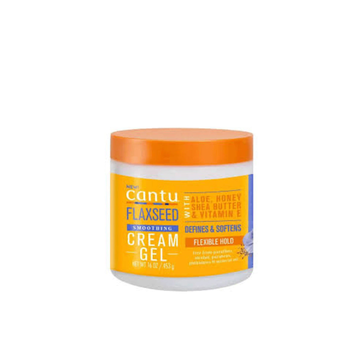 Cantu Flaxseed Smoothing Cream Gel 16 Oz/ 453 G