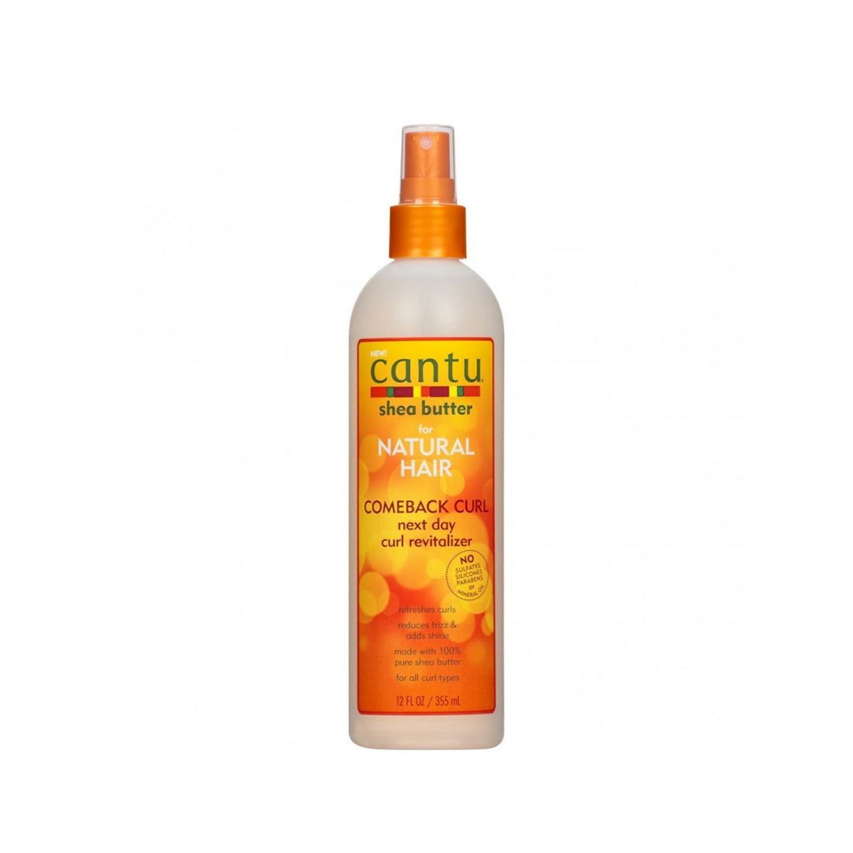 Cantu Shea Butter Natural Hair Comeback Curl Next Day Curl Revitalizer 355 Ml