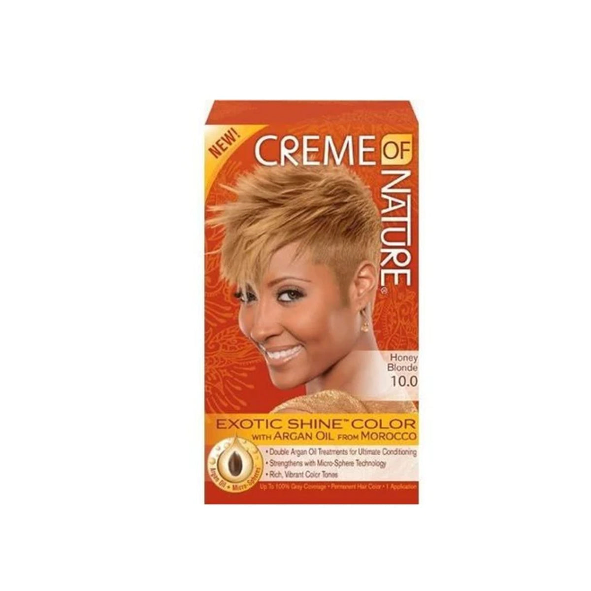 Creme Of Nature Exotic Shine Color With Argan Oil 10.0 Honey Blonde