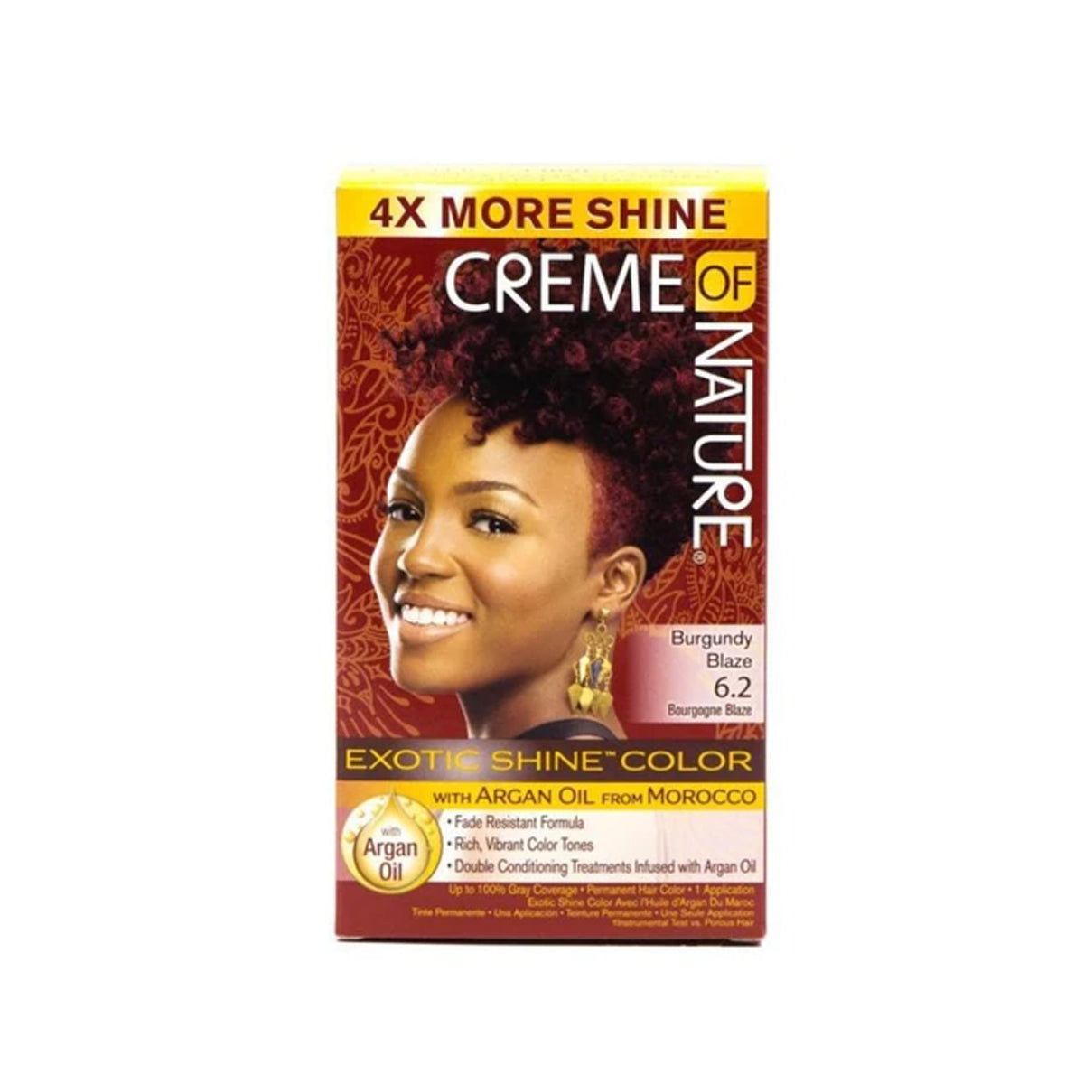 Creme Of Nature Exotic Shine Color With Argan Oil 6.2 Burgundy Blaze