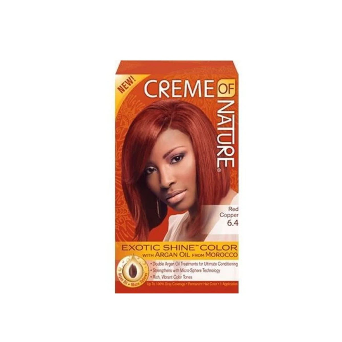 Creme Of Nature Exotic Shine Color With Argan Oil 6.4 Red Copper