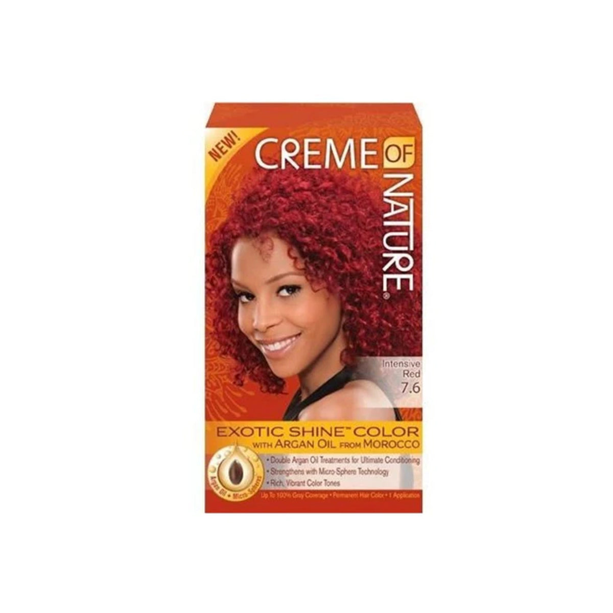 Creme Of Nature Exotic Shine Color With Argan Oil 7.6 Intensive Red