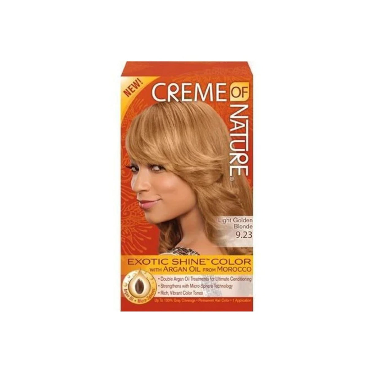 Creme Of Nature Exotic Shine Color With Argan Oil 9.23 Gold Blond