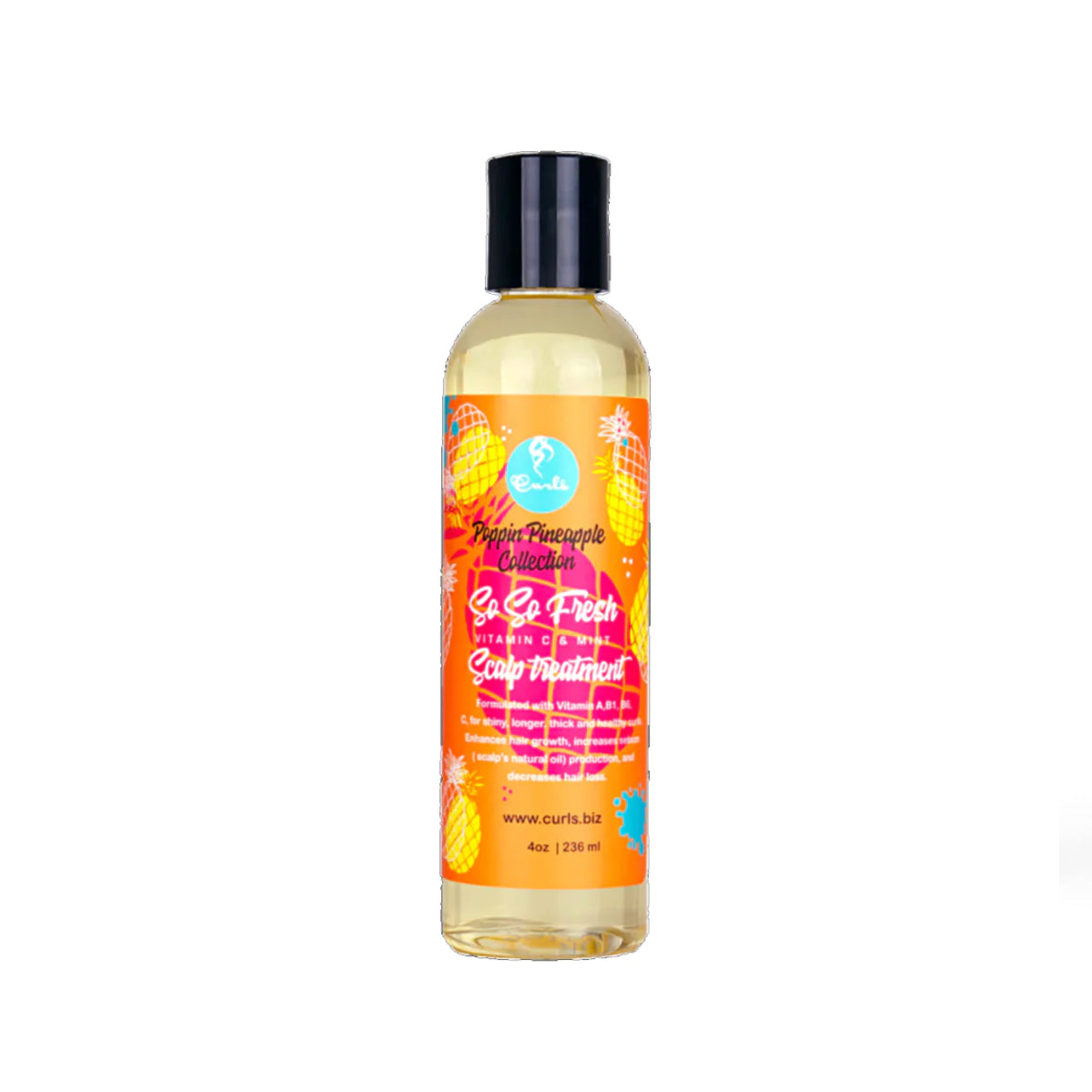 Curls Poppin Pineapple So So Fresh Vitamine C & Mint Scalp Treatment 118ml