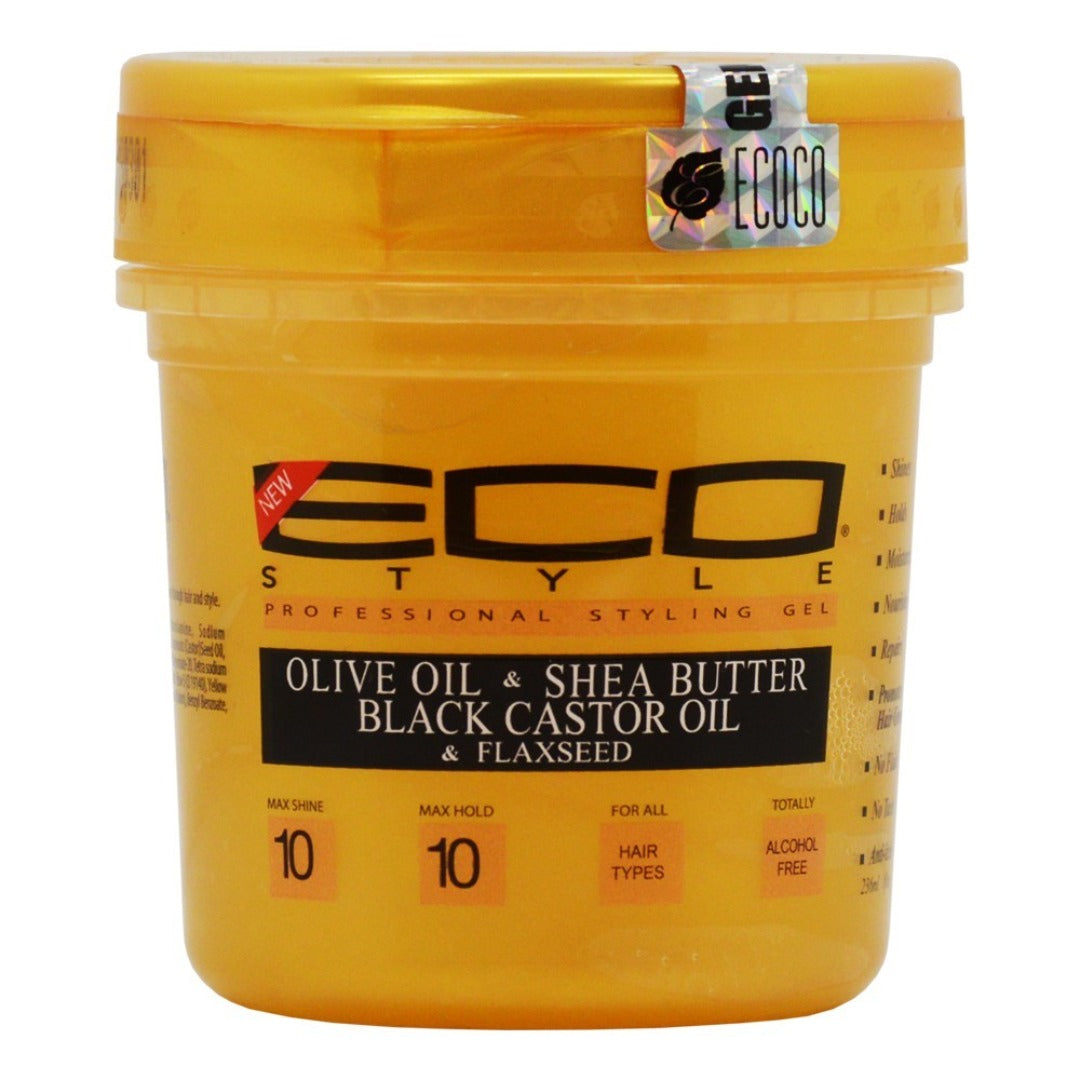 Eco Styler Gold Olive Oil & Shea Butter & Black Castor Oil & Flaxseed 946 Ml