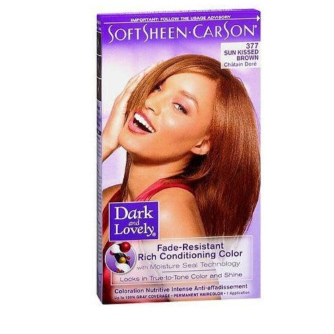 Dark & Lovely Hair Color 377 Sunkissed Brown