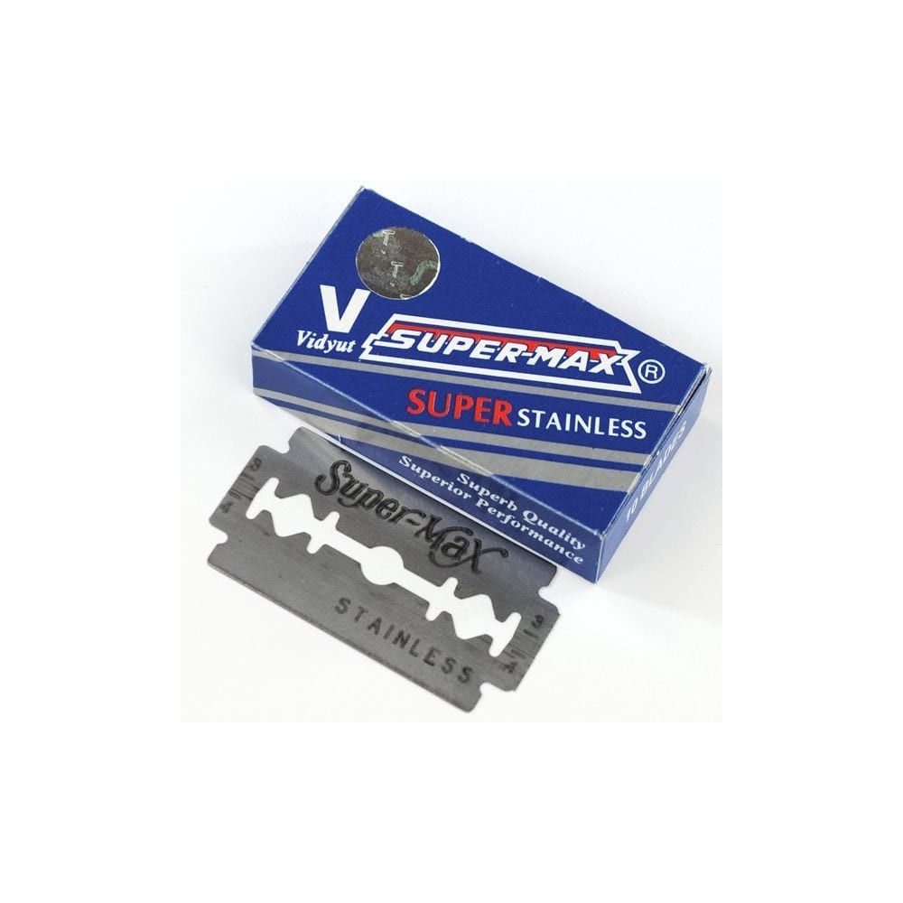 Supermax Super Stainless Double Edge Blade 10 Pieces