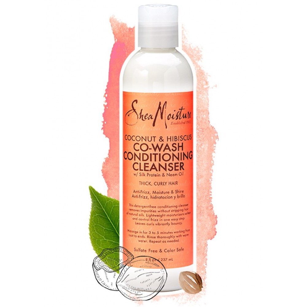 Shea Moisture Coconut & Hibiscus Co-Wash Conditoning Cleanser 237 Ml