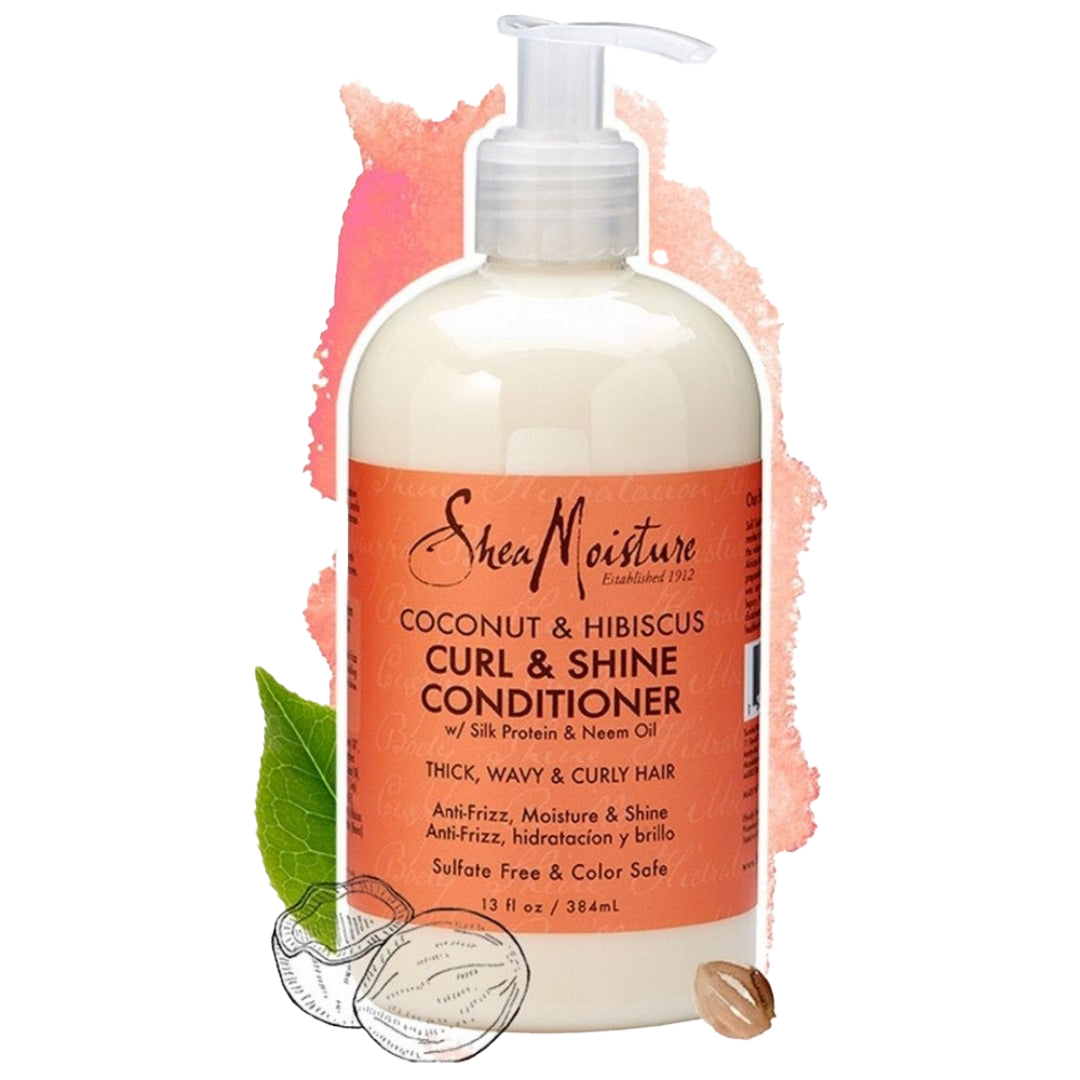 Shea Moisture Coconut & Hibiscus Curl & Shine Conditioner 384 Ml