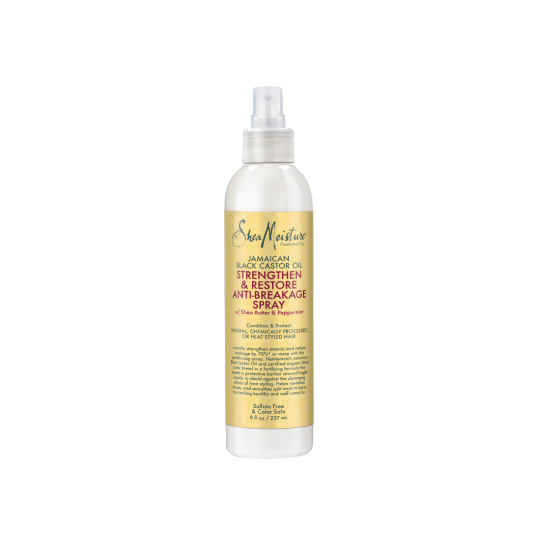 Shea Moisture Jamaican Black Castor Oil Strengthen & Restore Anti Breakage Spray 237 Ml