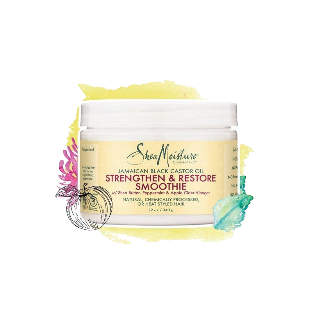 Shea Moisture Jamaican Black Castor Oil Strengthen & Restore Smoothie 340 Gr