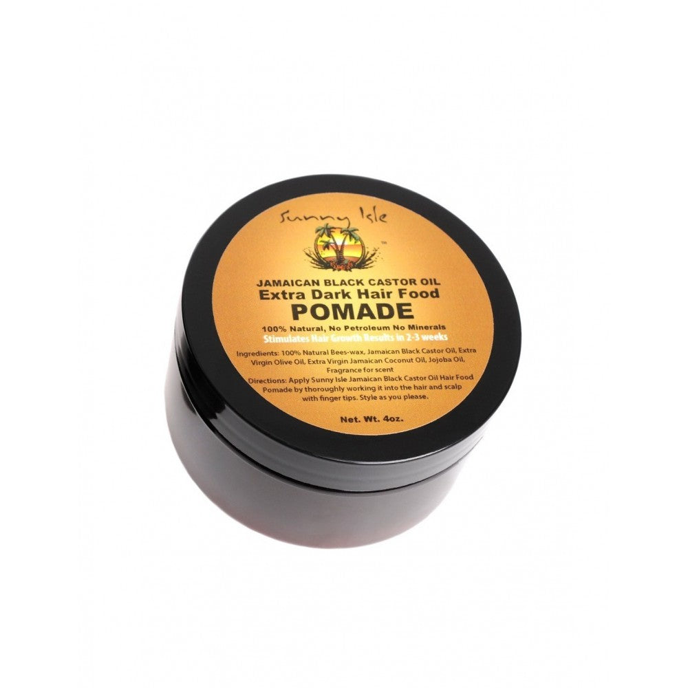 Sunny Isle Jamaican Extra Dark Black Castor Oil Pomade 4 Oz